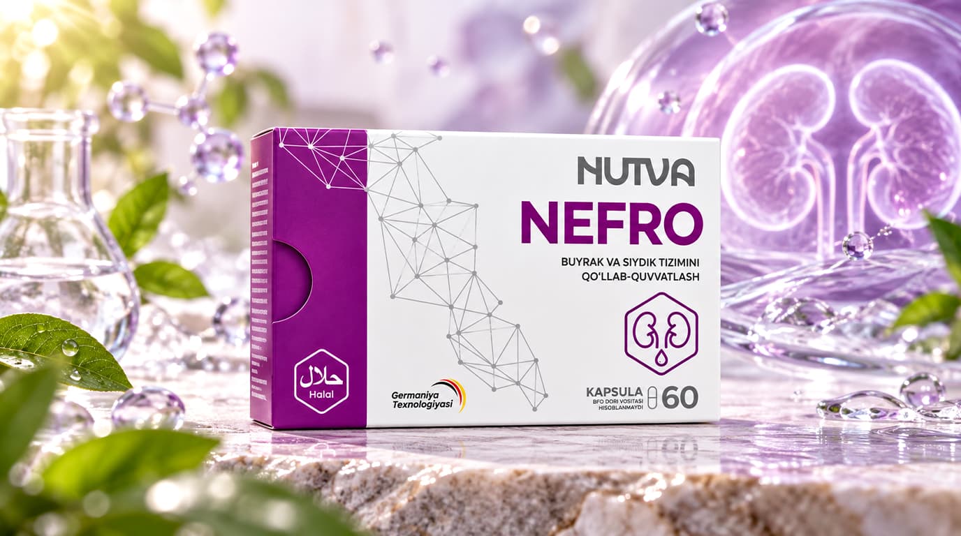 Nutva Nefro — buyrak va siydik tizimini qo'llab-quvvatlash
