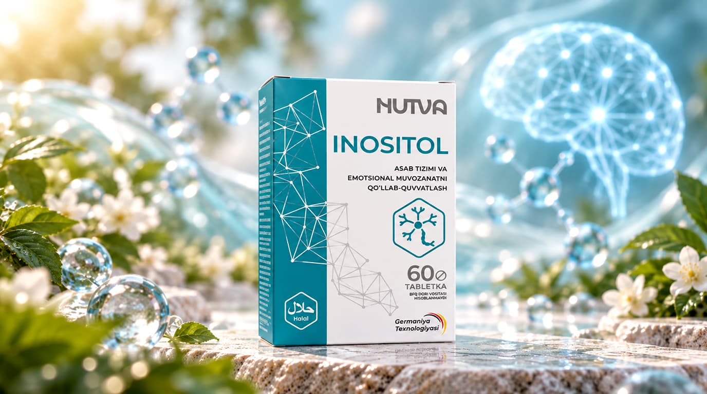 Nutva Inositol — asab tizimi va emotsional muvozanat